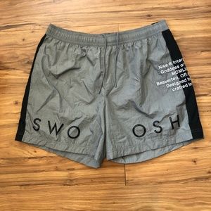men's nike sportswear swoosh woven shorts